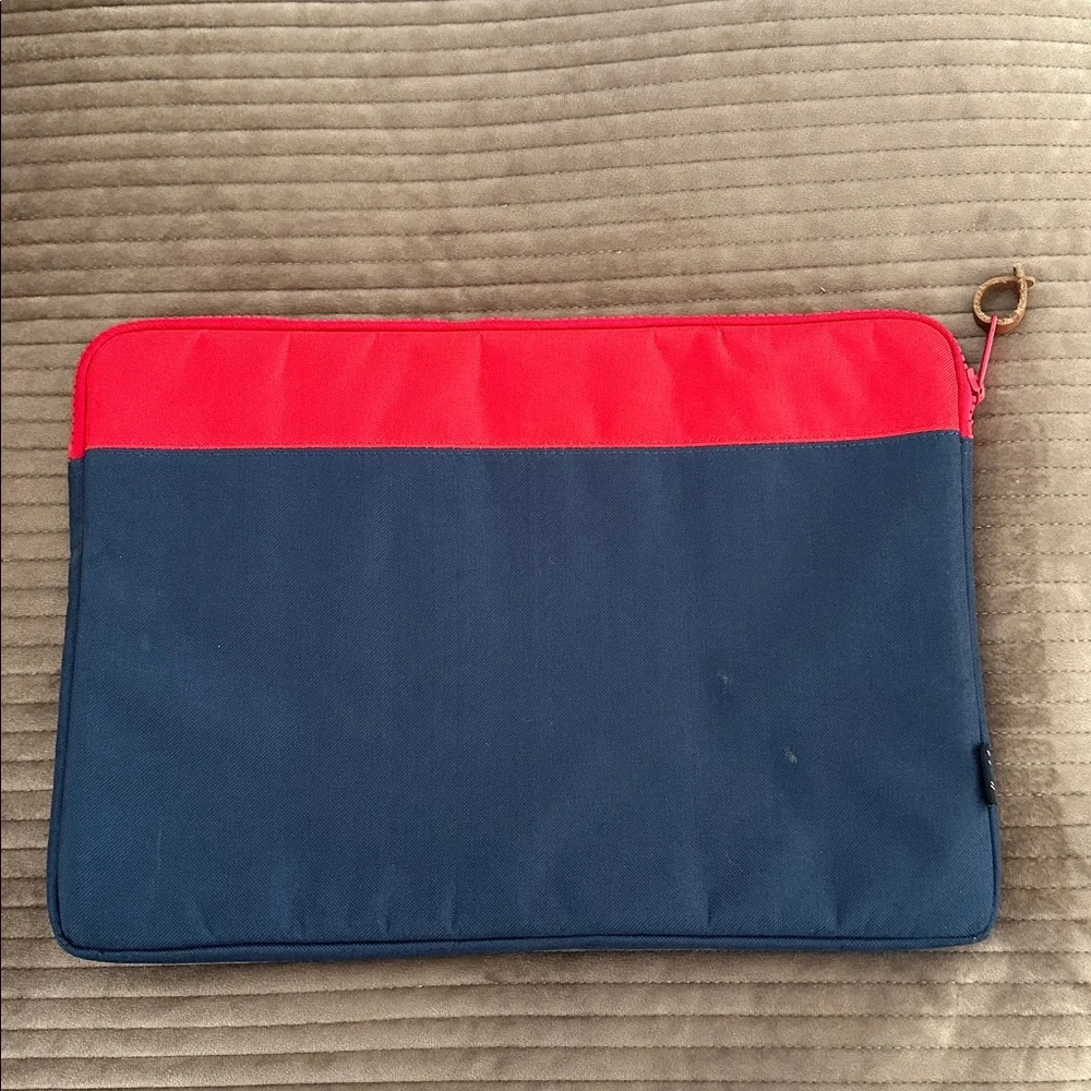 Herschel Supply Co. Red Blue 15” Padded Laptop Sleeve